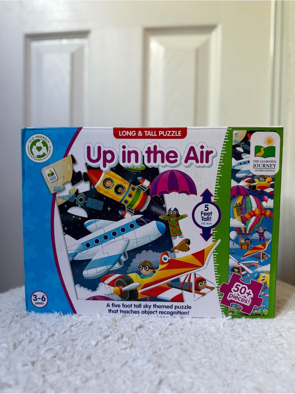The Learning Journey Up in the Air Kids 5 Foot Tall Puzzle 50+ Pieces 3-6 years